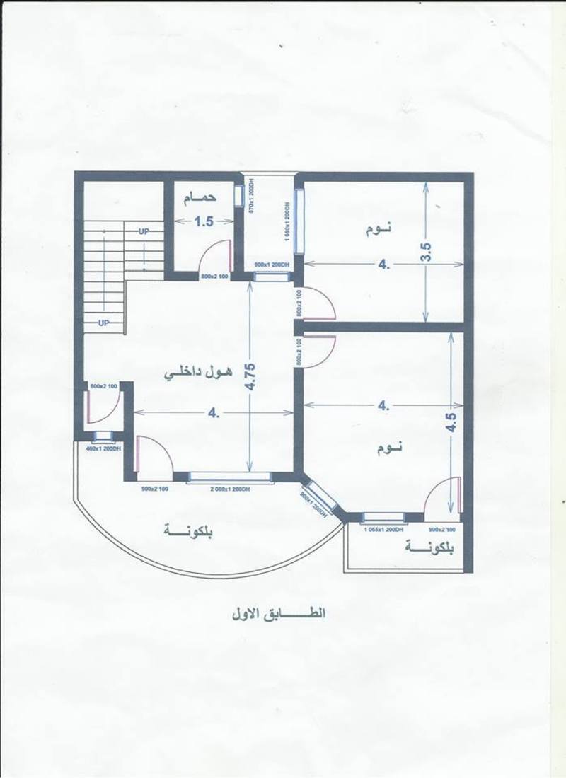 خرائط بيوت 100 متر - استغلال مساحه ١٠٠ متر بذكاء Unnamed File 248