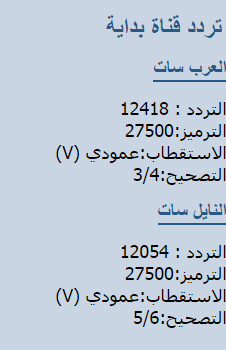 تردد قناة بدايه على نايل سات - قناة سعودية اجتماعية 4961