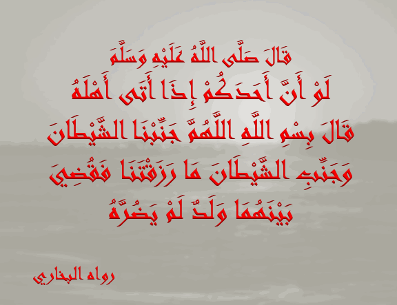 دعاء اتيان الزوجة - اللهم جنبنا الشيطان 2918