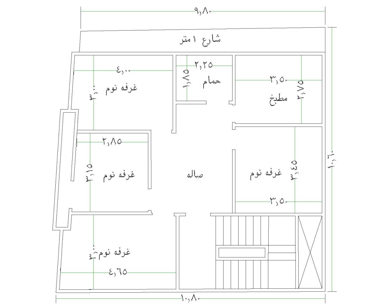 خرائط منازل 100م-افضل ما نرى من خرائط 1913 3