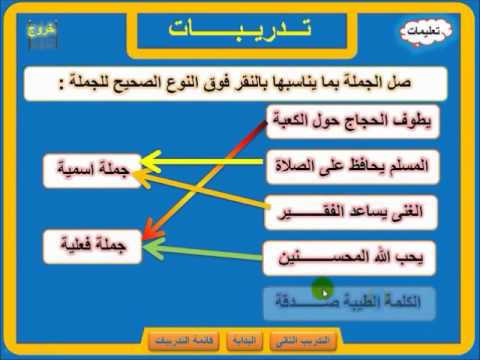 الجملة الاسمية والجملة الفعلية والنداء والمنصوبات والمفاعيل والتوابع وكان وأخواتها وإن وأخواتها والفاعل ونائب الفاعل Arabic Language Learn Arabic Language Teach Arabic