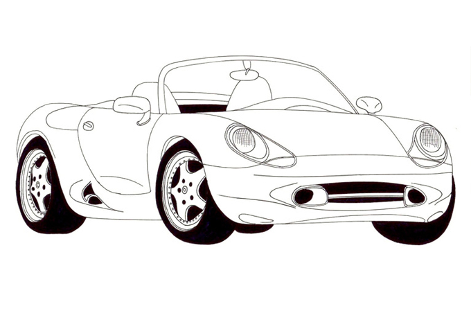 صور رسومات سيارات , رسومات رائعه جدا للسيارات احلام مراهقات